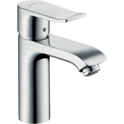 Abbildung von hansgrohe Waschtischarmatur &quot;Metris&quot;, 11cm, besonders wassersparend 3,5 l/min ohne Ablaufgarnitur, chrom