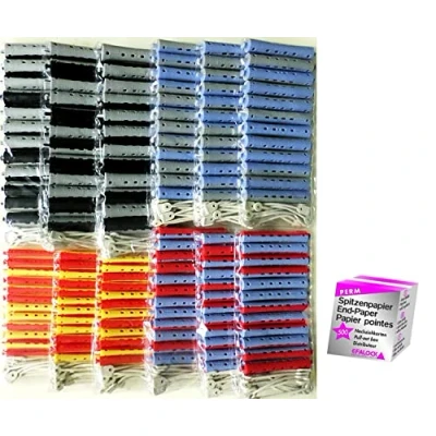 Abbildung von Dauerwellwickler Kaltwellwickler Sparpack 144 Stck. 2 fbg. (incl. Spitzenpapier)