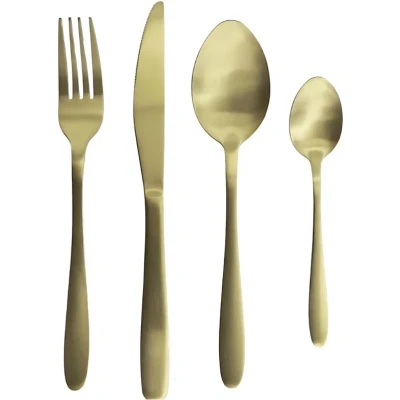 Abbildung von Studio Tavola Besteckset Gold 16 Teile / 4 Personen