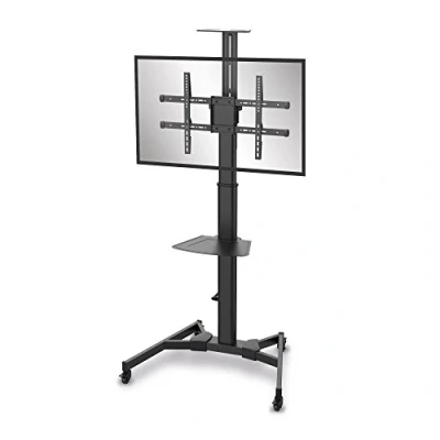 Abbildung von conecto® LM FS02BT Professional TV Ständer Standfuß für Flachbildschirm LCD LED Plasma höhenverstellbar 37 70 Zoll (94 178 cm, bis 50 kg Tragkraft) max. VESA 600x400mm, Stahl, schwarz