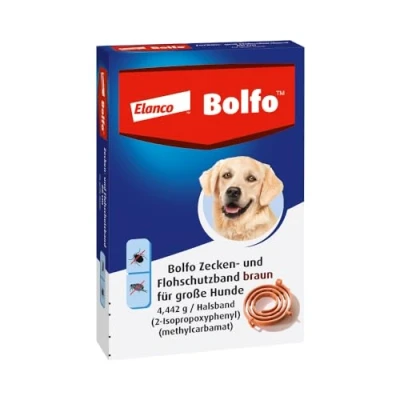 Abbildung von Bolfo Flohschutzband Braun für große Hunde 1 St