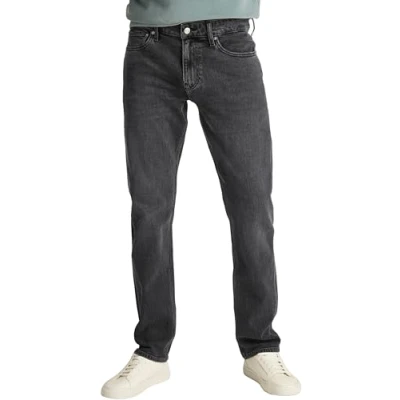 Abbildung von Calvin Klein Herren Jeans Hose Slim mit Stretch, Schwarz (Denim Black), 32W/29L