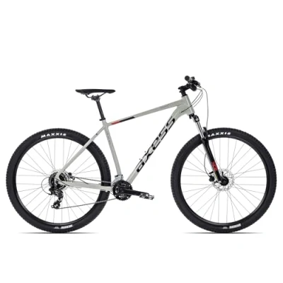 Abbildung von Axess Mountainbike BRASH, 16 Gang Shimano RD TX800 8 Schaltwerk, Kettenschaltung, MTB Hardtail Herrenfahrrad 29 Zoll schwarz/grau