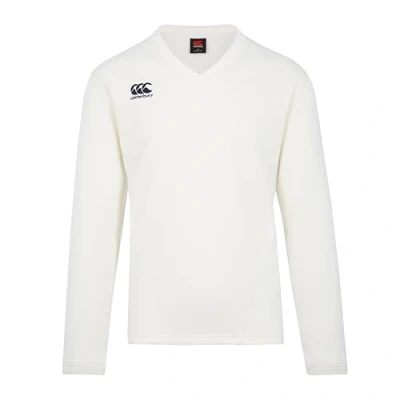 Abbildung von Canterbury Classic Long Sleeve Cricket Overshirt für Unisex Kinder, Navy, 12