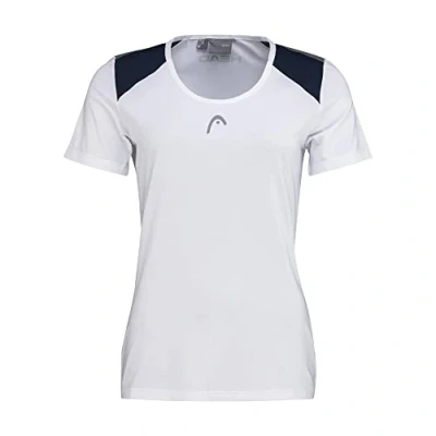 Abbildung von HEAD Damen Club 22 Tech Polo Women, Weiß/Blau, Blusen &amp; T Shirts, S EU