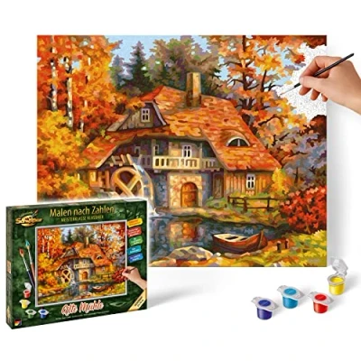 Abbildung von Schipper Malen nach Zahlen Meisterklasse Premium Alte Mühle, Made in Germany