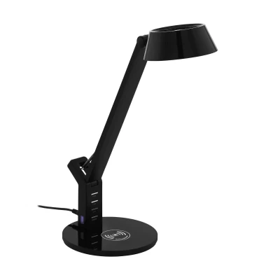 Abbildung von Eglo 99832 Tischleuchte BANDERALO schwarz L:30,5 B:17 H:40,5cm mit Touchdimmer dimmbar 3000 6300K