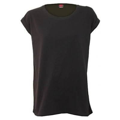 Abbildung von Spiral Damen F754 Oberteile Kurzarm T Shirt, Schwarz, X Large
