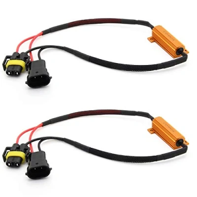 Abbildung von Adapter Universe 2x H8 H11 LED SMD Can Bus 50W Widerstand Set Auto Nebelscheinwerfer No Error 6Ohm