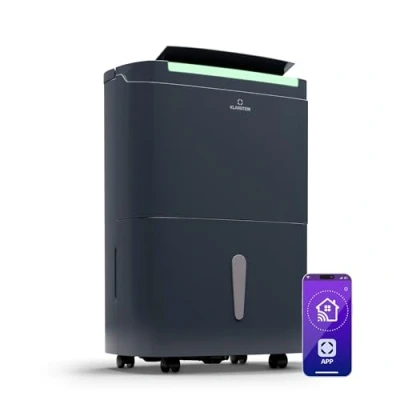 Abbildung von Klarstein Luftentfeuchter DryFy Connect 40 Luftentfeuchter, elektrisch WiFi Kompression 40l/d 35 45m²