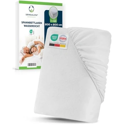 Abbildung von Sensalou Spannbettlagen Wasserdicht 200 X 200cm 1 St