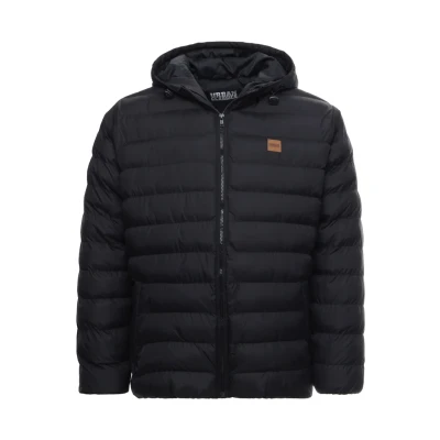 Abbildung von Urban Classics Basic Bubble Jacket Winterjacke, Herren, Größe: 4XL, Black