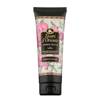 Abbildung von TESORI D&#039;ORIENTE Cremedusche &#039;Imperial Orchid&#039; 250 ml, aromatisches Duschgel mit kaiserlicher Orchidee, Wellness Rituale für Körper &amp; Sinne