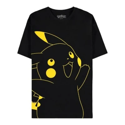 Abbildung von Difuzed Pokemon T Shirt Pikachu Outline (XL)