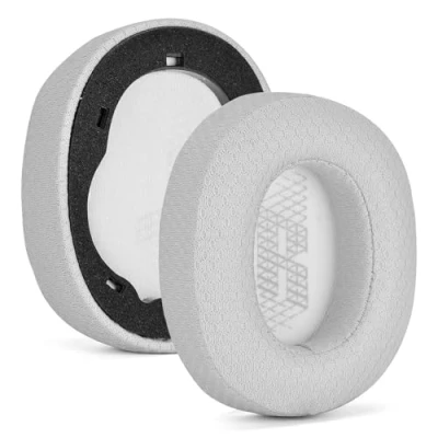 Abbildung von Ersatz Ohrpolster für JBL E65BTNC/Duet NC/Live 650 BTNC/Live 660 BTNC, Verbessertes Klangerlebnis, Angenehm und weich zu tragen, Mesh Memory Schaum Material