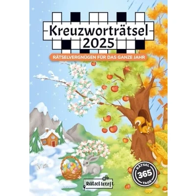 Abbildung von Kreuzworträtsel 2025: Rätselvergnügen für das ganze Jahr mit 365 Schwedenrätseln
