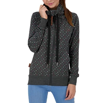 Abbildung von alife &amp; kickin Vivianak B Sweatjacke, Damen, Größe: Medium, Moonless