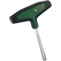 Abbildung von Bosch Bit Schraubendreher mit T Griff (hohes Drehmoment bis 46Nm für kraftvolles Schrauben; Schaftlänge 100 mm; magnetischer Bithalter; ergonomischer förmiger Handgriff Softgrip)