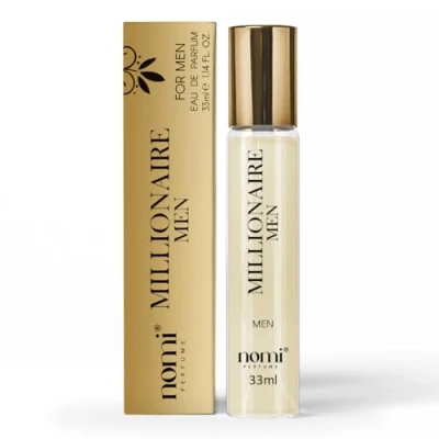 Abbildung von Nomi Perfume für Herren, 33 ml, (MILLIONAIRE MEN) Eau de Parfum mit 20% Duftölen, Intensiver Parfüms Geschenkidee Mann