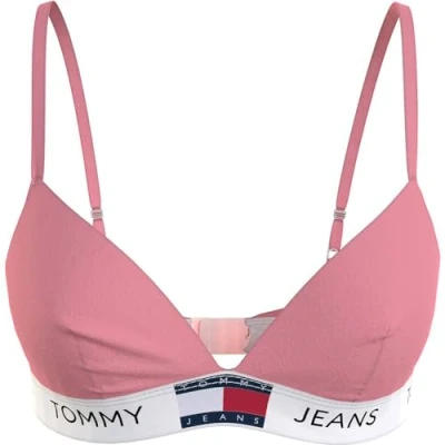 Abbildung von Tommy Jeans Heritage Triangel BH, Damen, Größe: Large, Tickled pink