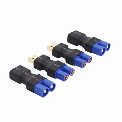 Abbildung von OliRC 4 St. T Plug Deans Stil zu EC3 Männliche Weiblichen Stecker Adapter(C157 4)