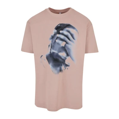 Abbildung von Upscale by Mister TEE 4 AM Oversize Tshirt print, Herren, Größe: Medium, Pink