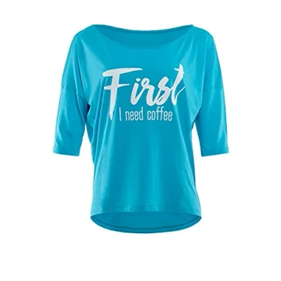 Abbildung von Winshape 3/4 Ultra Light MCS001 Langarmshirt, Damen, Größe: XS, Sky blue/glitter/white