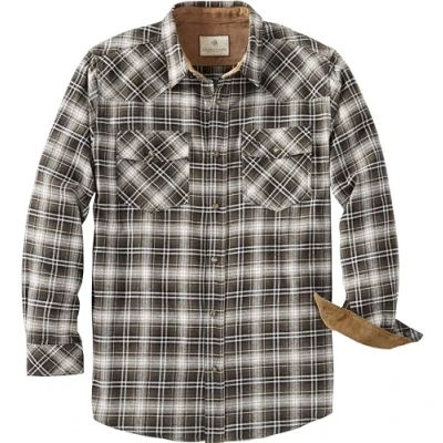 Abbildung von Legendary Whitetails Herren Shotgun Western Flanellhemd Button Down Shirt, Forage Green Plaid, X Large