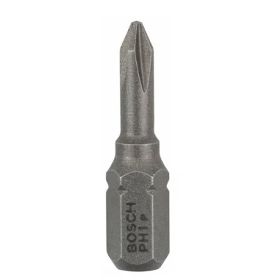 Abbildung von Bosch Professional Bit Extra Hart für Phillips Kreuzschlitzschrauben (PH0, Länge: 25 mm, Stück)
