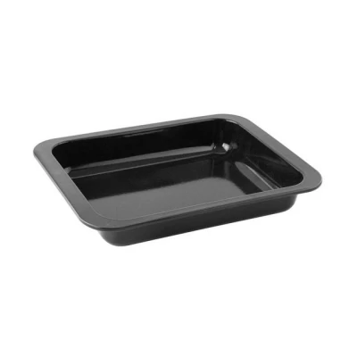 Abbildung von Zenker 7291 Ofenbackform (33 x 5 25 cm) SPECIAL COOKING, rechteckige Auflaufform mit Emaille Versiegelung, Backform extra hohem Rand (Farbe: Schwarz), Menge: 1 Stück