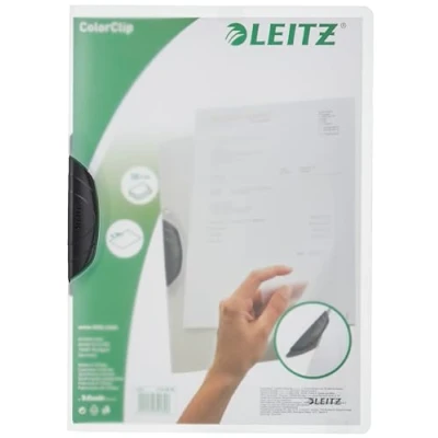 Abbildung von LEITZ Hefter Colorclip 4175, mit Klemmfunktion, komplett aufklappbar, Format DIN A4, bis 30 Blatt