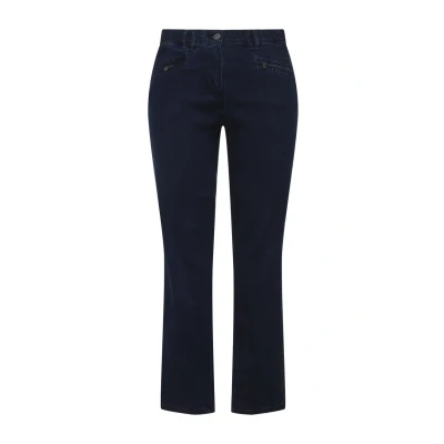 Abbildung von Ulla Popken Regular fit Jeans Mony konisches Bein Reißverschlusstaschen
