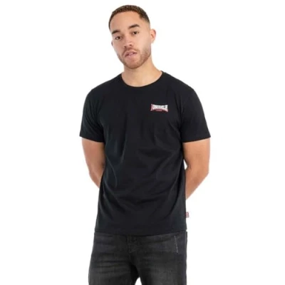 Abbildung von Lonsdale Normale Passform Tshirt print, Herren, Größe: Medium, Black white red