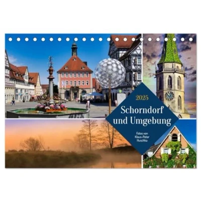 Abbildung von Schorndorf und Umgebung (Tischkalender 2025 DIN A5 quer), CALVENDO Monatskalender