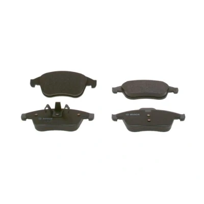 Abbildung von BOSCH 0 986 494 401 Bremsbelagsatz Low Metallic mit Montageanleitung, Anti Quietsch Blech, Kolbenclip RENAULT: LAGUNA 3 Grandtour, SCENIC
