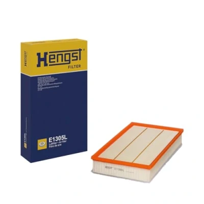 Abbildung von HENGST FILTER E1305L Luftfilter 65 212 374 Filtereinsatz VOLKSWAGEN: Passat B8 Variant, Tiguan II, Arteon, AUDI: A3 Sportback, Limousine