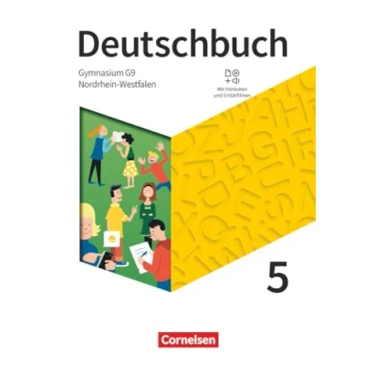 Abbildung von Deutschbuch Gymnasium Nordrhein Westfalen Neue Ausgabe 5. Schuljahr: Schulbuch Mit Hörtexten und Erklärfilmen
