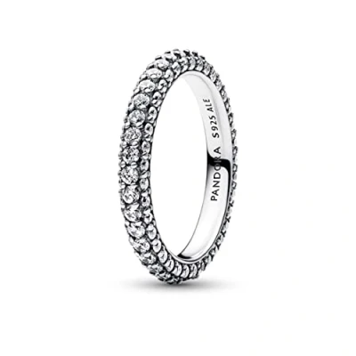 Abbildung von Pandora Singlerow Ring Silver coloured, Damen, Größe: 54, coloured