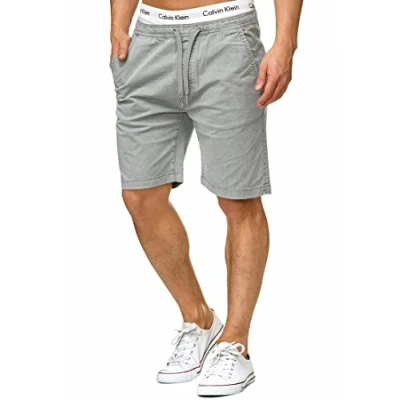 Abbildung von Indicode Jeans Kelowna Shorts, Herren, Größe: XXL, Grey