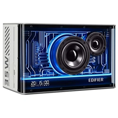 Abbildung von Edifier® QD35 Bluetooth Lautsprechersystem Weiß (Bluetooth, 40 W, mit RGB Lichteffekten und zwei Ladeanschlüssen)