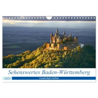 Abbildung von Sehenswertes Baden Württemberg (Wandkalender 2025 DIN A4 quer), CALVENDO Monatskalender
