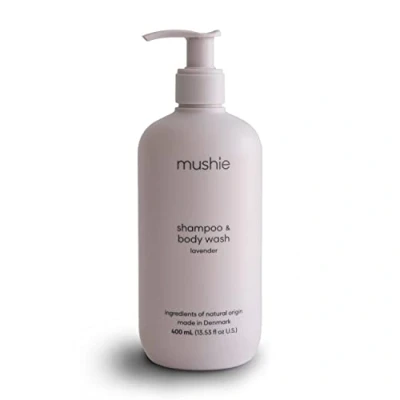 Abbildung von Mushie Baby Shampoo &amp; Body Wash Lavender Cosmos 400 ml, Light Purple