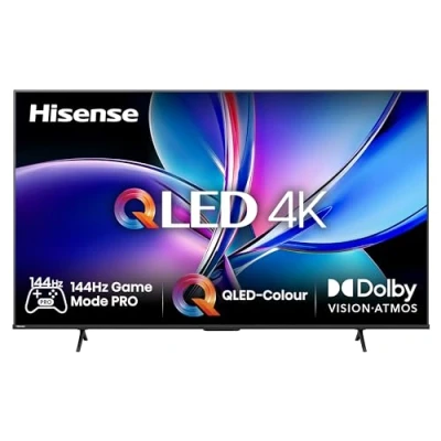 Abbildung von Hisense 55E7Q PRO Fernseher 139cm (55 Zoll) 4K UHD QLED, Smart TV,144Hz Game Mode PRO,Filmaker Mode, AMD FreeSync Premium,AI HDR Upscaler,Dolby Vision IQ,Dolby Atmos,Sprachsteuerung[2025]