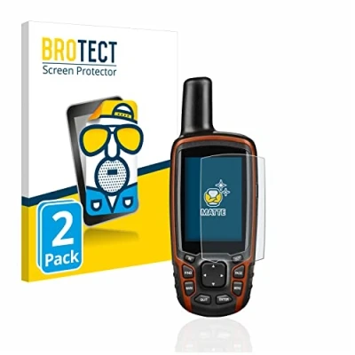 Abbildung von BROTECT Entspiegelungs Schutzfolie für Garmin GPSMAP 64s (2 Stück) Matte Displayschutz Folie, Anti Reflex, Fingerprint