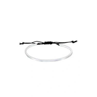 Abbildung von Elli Armband Armreif Geo Basic Matt Verstellbar 925 Silber,