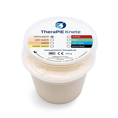 Abbildung von Therapie Knete 454 Gramm (1 Pound) Knetmasse Stärke Widerstand: extra weich (creme)