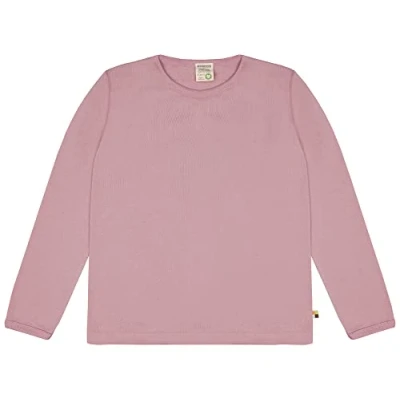 Abbildung von loud + proud Langarm Langarmshirt für Kinder, Größe: 98/104, Altrosa