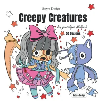 Abbildung von Creepy Creatures Ein gruseliges Malbuch für Erwachsene und Jugendliche: Horror Gothic Fantasy