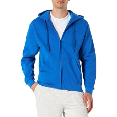 Abbildung von Fruit of the Loom Herren Kapuzenpullover, Blau (Königsblau), Medium