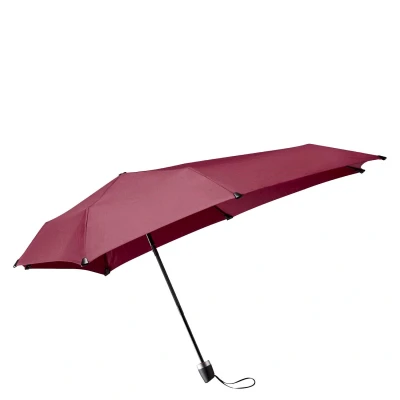 Abbildung von Senz Manual faltbares Sturmschirm rose wine